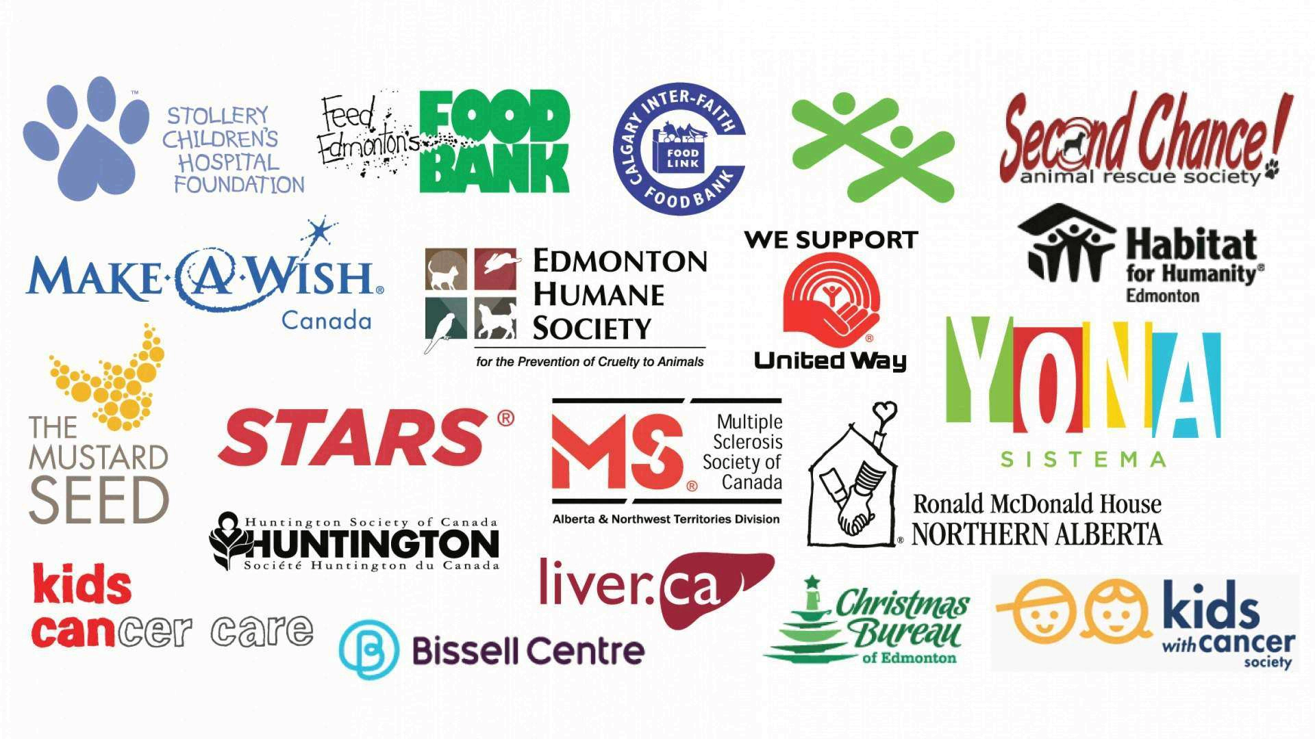 Partnership logos, representing Arctic Chiller's business partnerships.